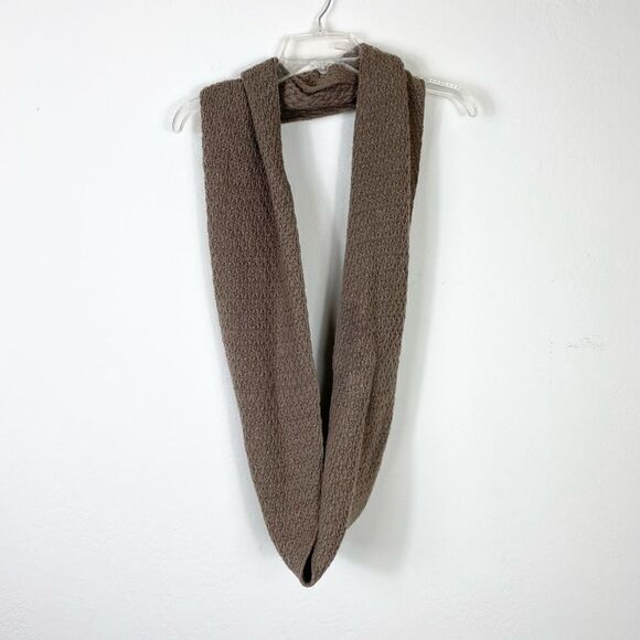 Banana Republic Brown Knit Wool Blend Infinity Scarf - Picture 2 of 4